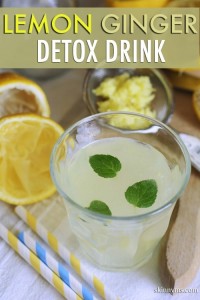DETOX WATER - lemon water