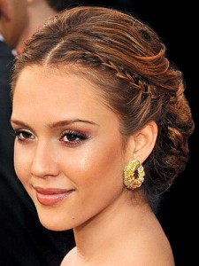 Eid hairstyles - French Braided Bun