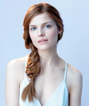 Simple Braid With Poof Hairstyle, fishtail