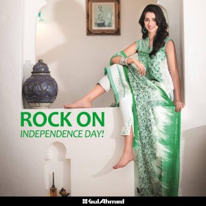 Gul Ahmed Independence Day Collection-Semi-Formal