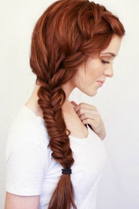 French Braided -Bun Hairstyle