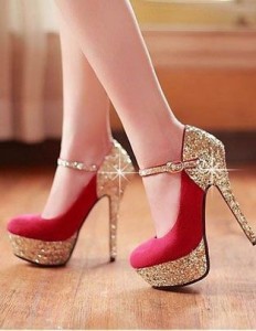 High Heels for Tiny Girls - Plateform Red Heels