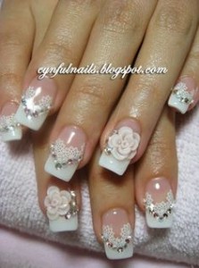 Nail art gudie - Wedding party Girly Nail Art