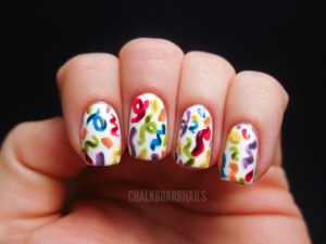 Nail Art Guide - Birthday Party Girly Nail Art