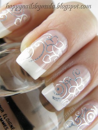 Nail art gudie - Wedding party Girly Nail Art