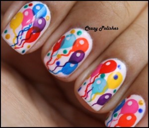 Nail Art Guide - Birthday Party Girly Nail Art