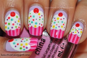 Nail Art Guide - Birthday Party Girly Nail Art