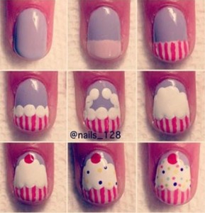 Nail Art Guide - Birthday Party Girly Nail Art