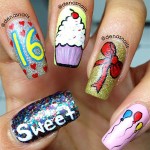 Nail Art Guide - Birthday Party Girly Nail Art