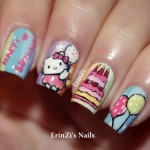 Nail Art Guide - Birthday Party Girly Nail Art