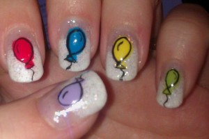 Nail Art Guide - Birthday Party Girly Nail Art