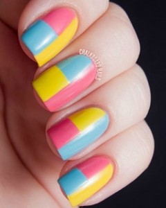 nail art - block colour
