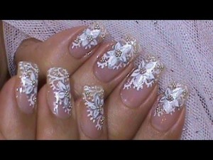 Nail art gudie - Wedding party Girly Nail Art