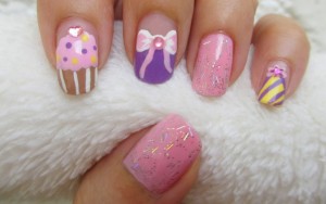 Nail Art Guide - Birthday Party Girly Nail Art