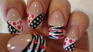 Funky Party Girly Nail Art - Nail Art Guide