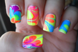 Funky Party Girly Nail Art - Nail Art Guide
