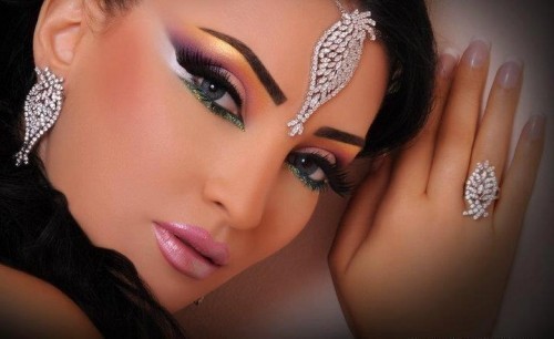 arabic bridal makeup - eastern bridal makeup tip - western bridal makeup tip