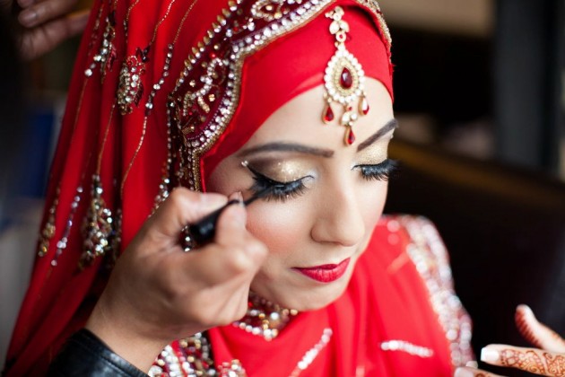 arabic bridal makeup - eastern bridal makeup tip - western bridal makeup tip