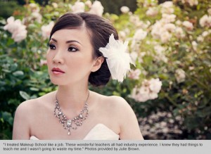 Western pretty white dress bride - bridal makeup tip