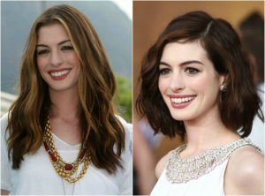 hairs style - long hair vs short hair - celebrities in long hairs and short hairs - hair Styles