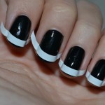 Express your beauty through black nail art 001