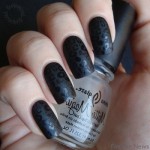 Express your beauty through black nail art 009