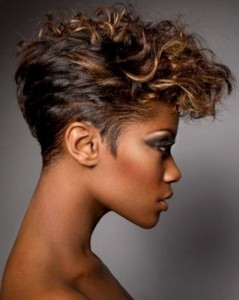 Messy Curly Hairstyle