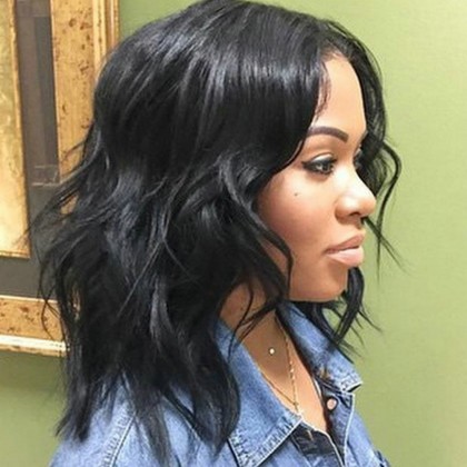 Mid-length hairstyles for black women
