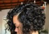 Types of Short hairstyles for black women Short spunky spirals