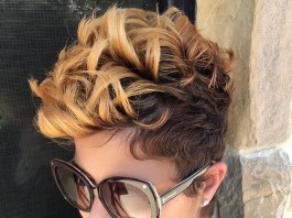 Spiral Ombre Hairstyle