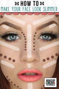 how to make your face look slimmer