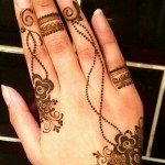 Stylish Light Mehendi Designs for hands for this Eid