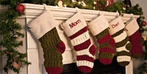 Monogrammed stockings christmas 1