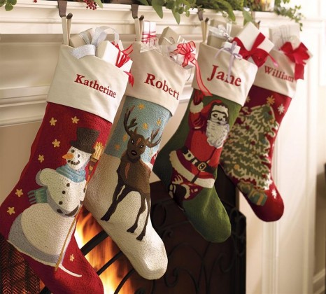 Monogrammed stockings christmas 2