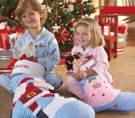 Monogrammed stockings for kids 14