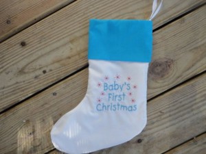 Monogrammed stockings for kids 2