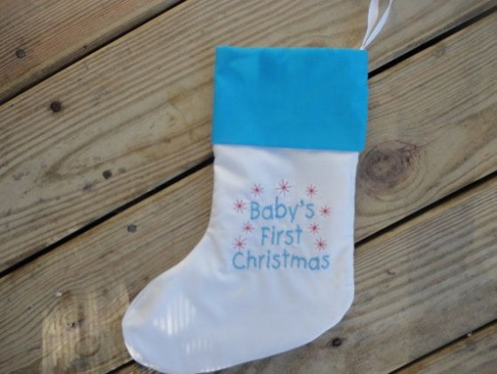 Monogrammed stockings for kids 2