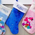Monogrammed stockings for kids 8