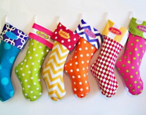 Monogrammed stockings for kids 9