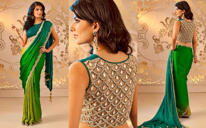 Saree Draping Styles for slim looks