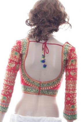 saree blouse with full sleeves