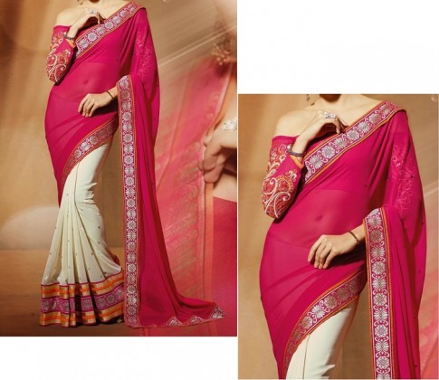 Saree Draping Styles for slim looks