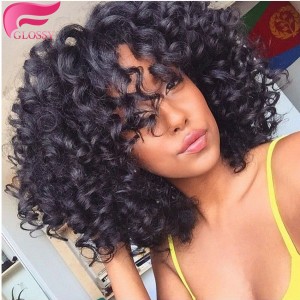 Spiral Ombre Hairstyle - Short and yet Spiral hairstyle