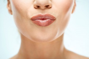 soft kissable attractive lips