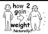 How to gain weight naturally