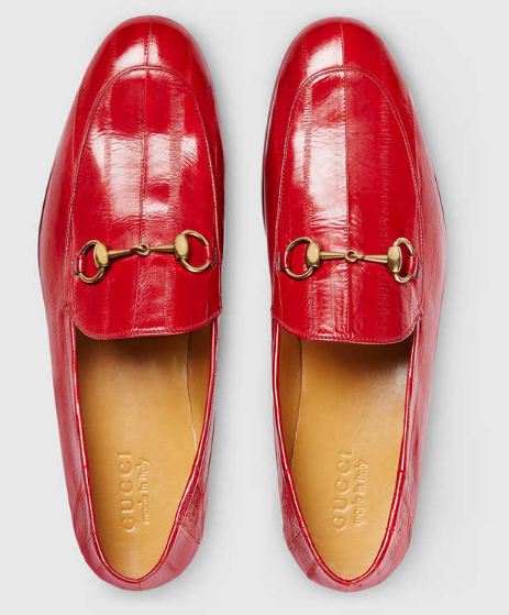 gucci men red shoes