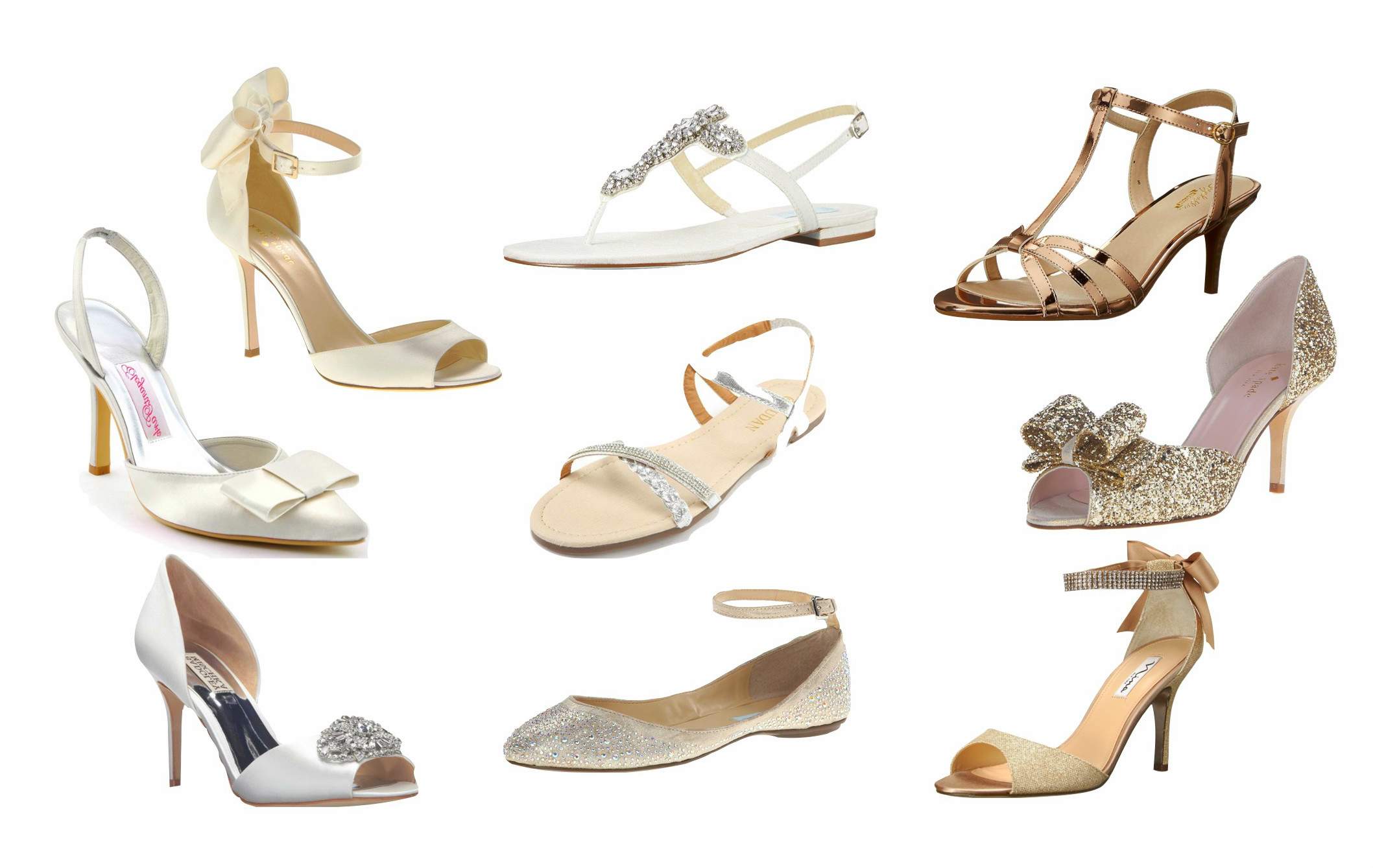 Top shoe brands for perfect bridal heels