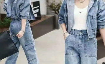 Jean Two Piece Set: A Versatile Ensemble in Modern Fashion jean two piece set