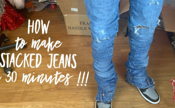 Stacked Jeans for Men: Elevating Denim Style to New Heights stacked jeans for men